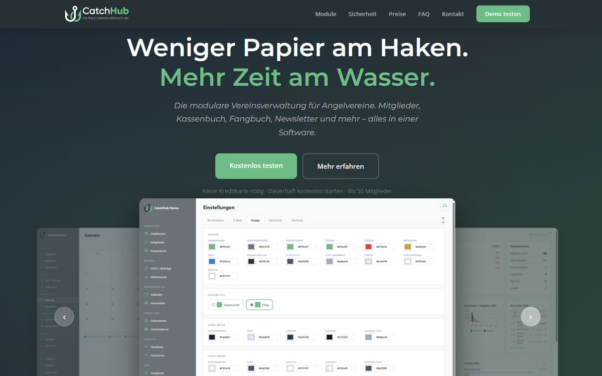 CatchHub Vereinsverwaltung